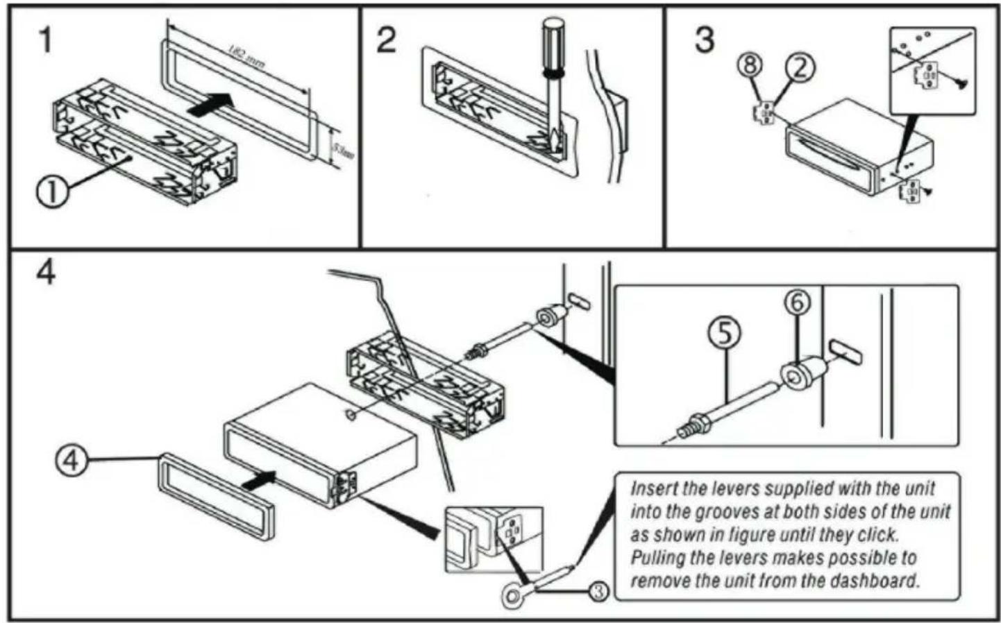 Trevi XCD 5790 DAB - ESEMPIO DI INSTALLAZIONE - MOUNTING EXAMPLE - 1