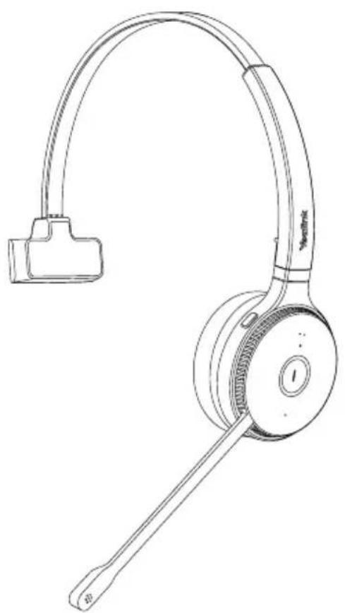 Yealink WHM621 - DECT Wireless Headset - 1