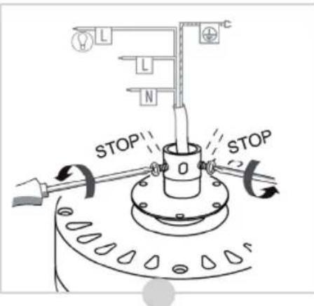 BESTRON Summer Breeze DC30BC - MONTAGE - Montieren der Stab am Motor (Option 1) - 2