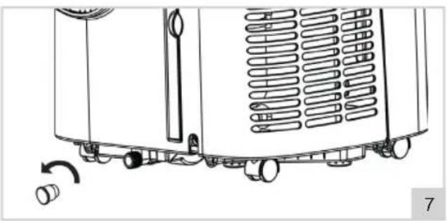 BESTRON Cool & Clean AAC12000 - NETTOYAGE ET ENTRETIEN - Evacuation de l'eau - 1