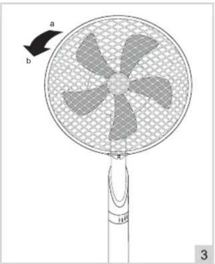 BESTRON Summer Breeze ASF40DZ - FUNCIONAMIENTO - Ensamblaje del ventilador - 2