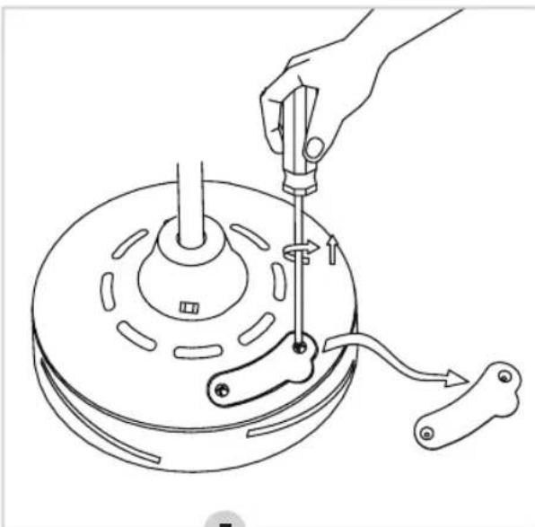 BESTRON Summer Breeze DCF52LSR - MOUNTING - Mounting the fan blades to the motor housing - 2