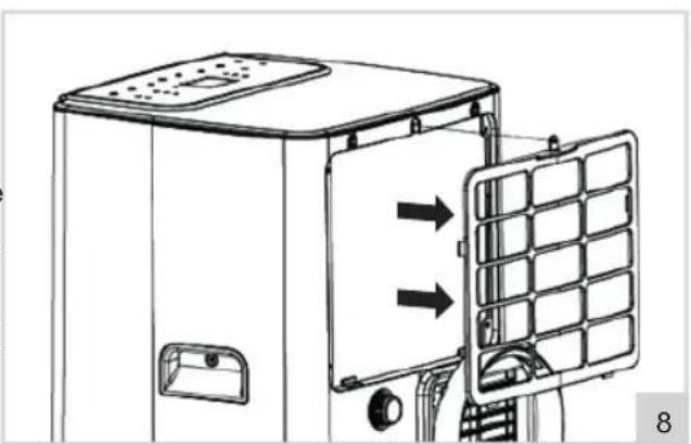 BESTRON Cool & Clean AAC6000 - CLEANING AND MAINTENANCE - CLEANING THE FILTER - 1