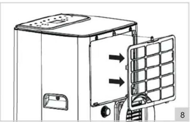 BESTRON Cool & Clean AAC6000 - PULIZIA E MANUTENZIONE - Pulizia del filtro - 1