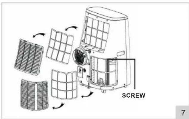 BESTRON Cool & Clean AAC14000WF - Cleaning and maintenance – Clean the filter - 1