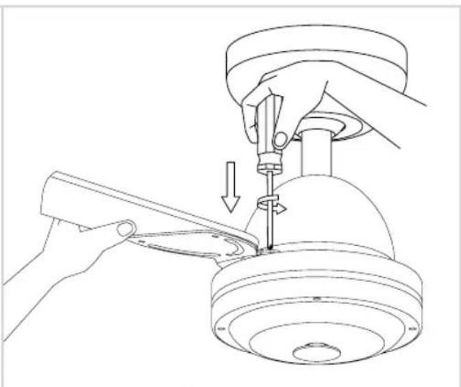BESTRON Summer Breeze DCF42BR - MONTAGE - Het monteren van de ventilatorbladen aan het motorhuis - 3