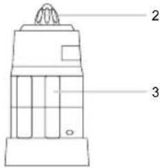 BESTRON APS300CO - OPERATION - Placing the batteries - 2