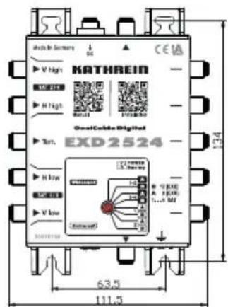 KATHREIN EXD 1524 - \section*{Caracteristiques} - 2
