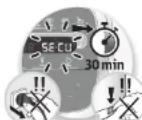 MOULINEX Companion XL HF80C800 - SEGURIDAD DEL APARATO ("SECU") - 1