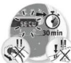 MOULINEX Companion XL HF80C800 - BELANGRIJK - AANVULLING OP DE HANDLEIDING VOOR DE BEVEILIGING AN HET APPARAAT ("SECU") - 1