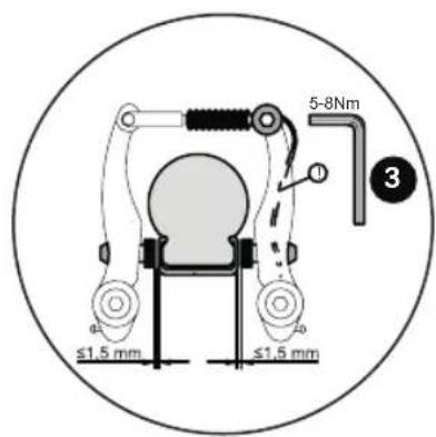 Puky Cyke 16 - REMPLACEMENT DES GARNITURES DE FREIN - 3