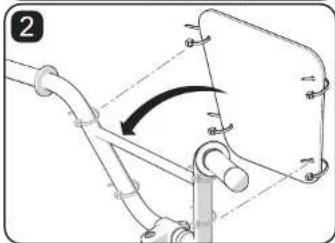 Huffy Good Vibrations 26 - 1: Montage par supports : - 2