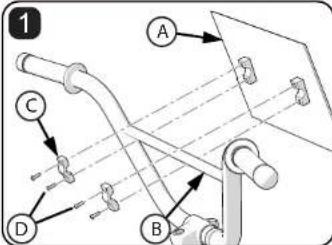 Huffy Good Vibrations 26 - 1: Montage par supports : - 1