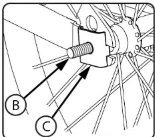 Huffy Good Vibrations 26 - Para instalar las ruedas de estabilizadoras al armazon: - 1