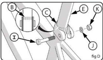 Huffy Good Vibrations 26 - Montage de la selle à l'aide d'un boulon (divers modèles) - 1