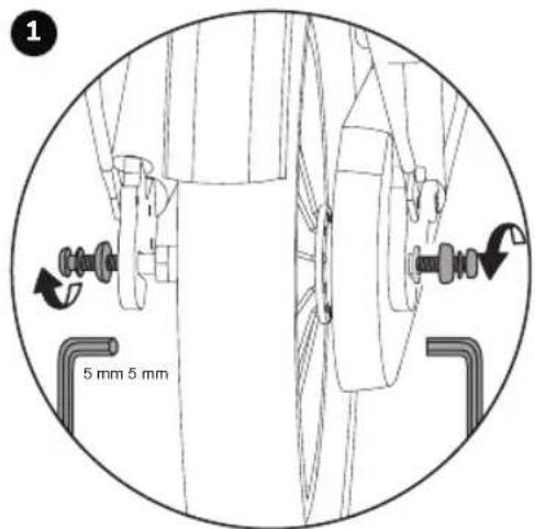 Puky Cyke 16F - SETTING THE CHAIN TENSION LS-PRO 16 - LS-PRO 18 WITH CHAINLOOPER - 1