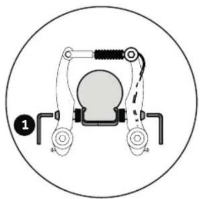 Puky Cyke 16F - REPLACING THE BRAKE PADS - 1