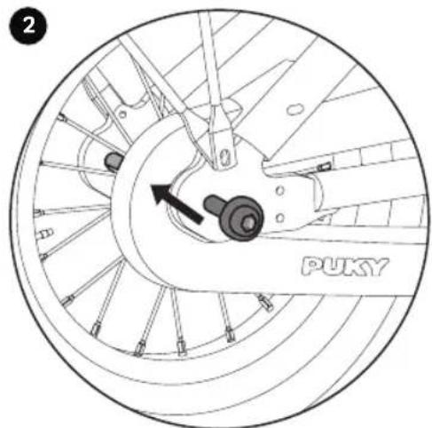 Puky Cyke 18F - REGOLAZIONE DELLA TENSIONE DELLA CATENA LS-PRO 16 - LS-PRO 18 E CHAINLOOPER - 2