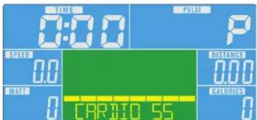 Toorx ERX700 - ПРОГРАММАТА CARDIO - 3