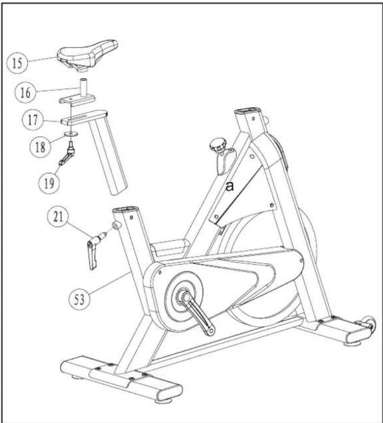 Toorx SRX100 - Montage barre de support - 2