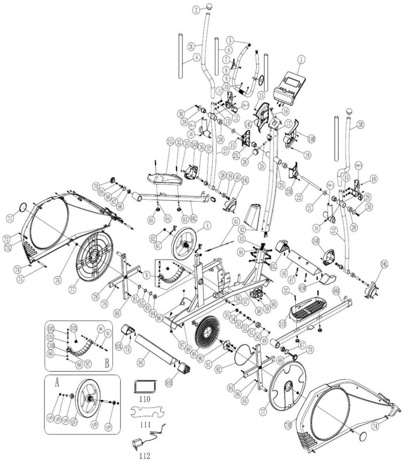 Toorx ERX100 - ÉLIMINATION - RECYCLAGE - 3