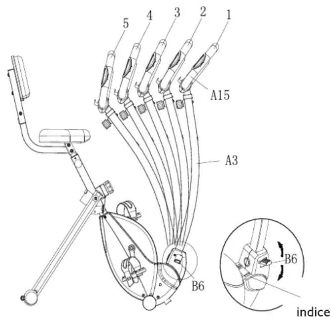 Toorx BRX Compact Multifit - Positionnement du montant - 3