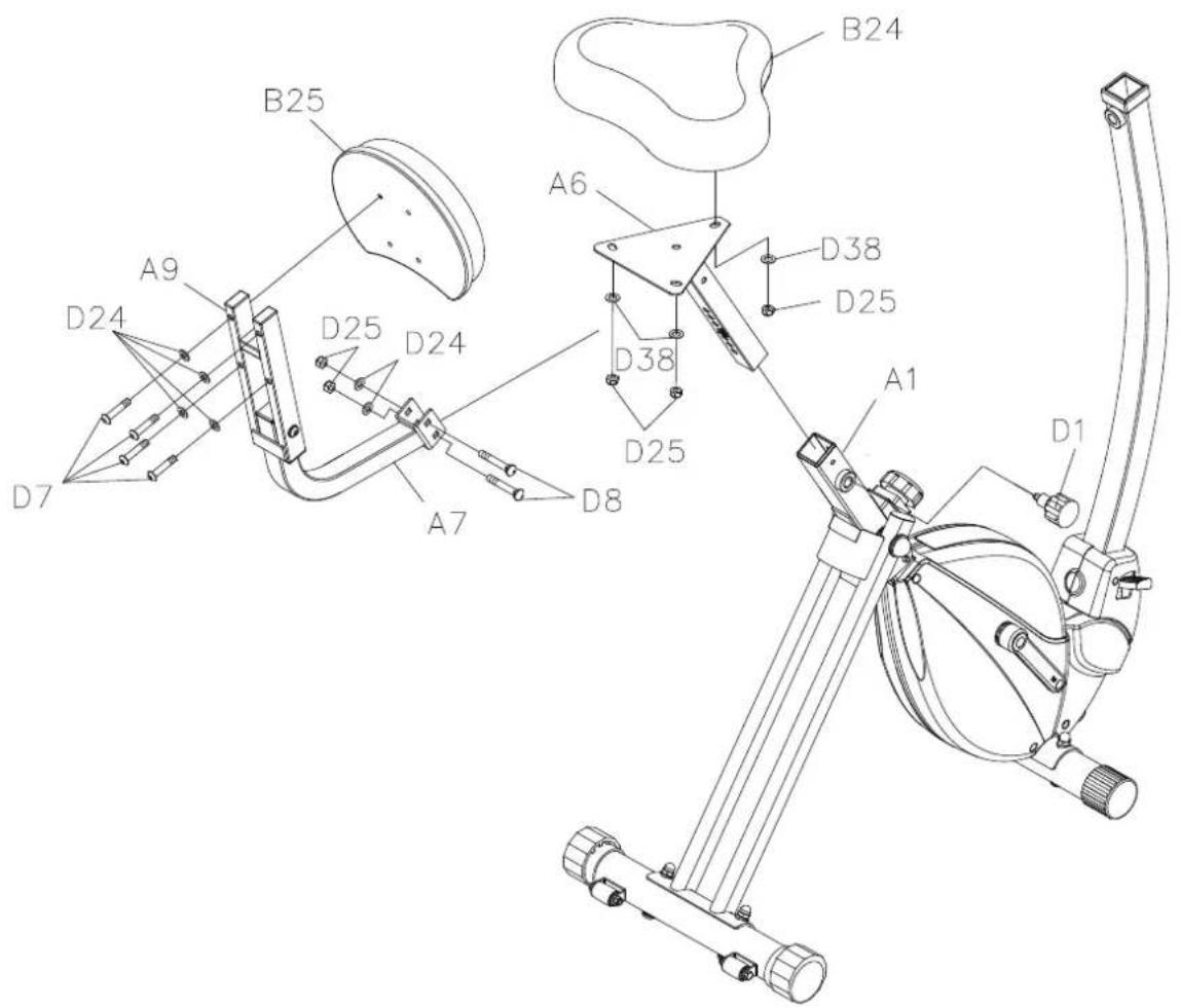 Toorx BRX Compact Multifit - Montage selle - 1