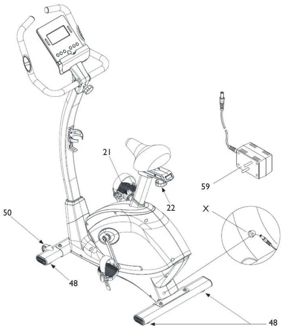 Toorx BRX95 - Connexion électrique - 1