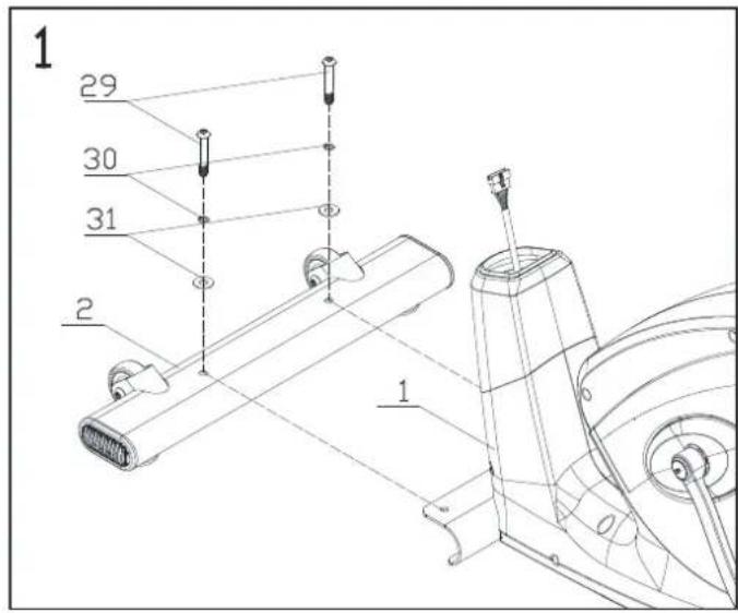 Toorx BRX95 - Montage de barres de support - 1