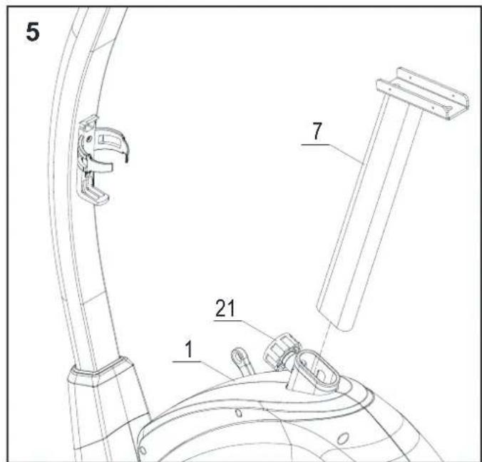 Toorx BRX95 - Montage des pédales et tube de réglage hauteur de la selle - 5