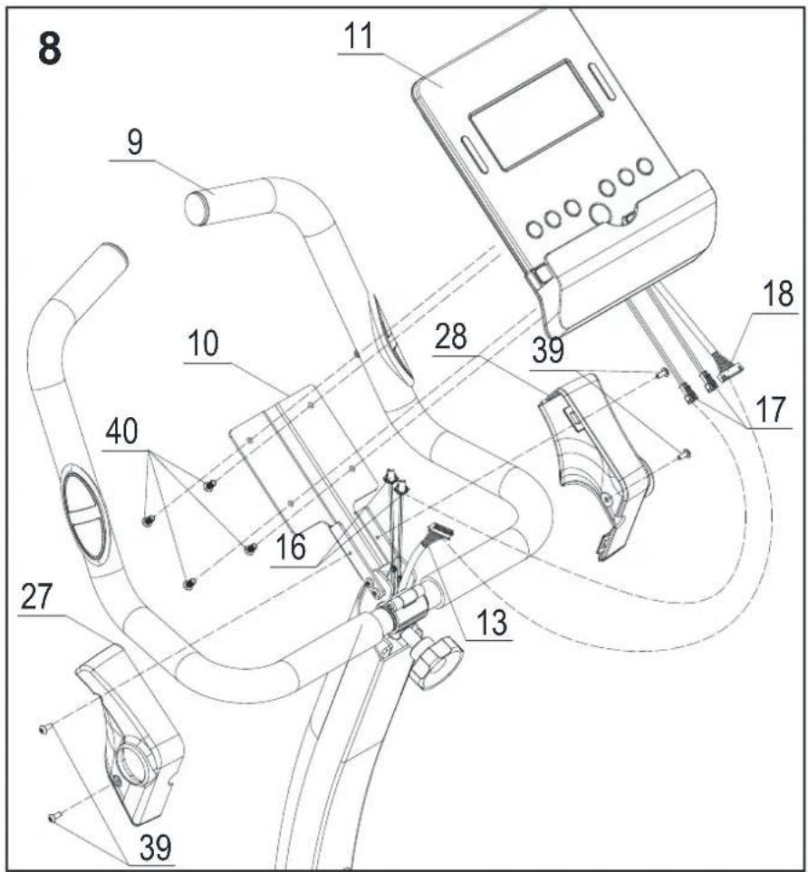Toorx BRX95 - Montage de la console - 1