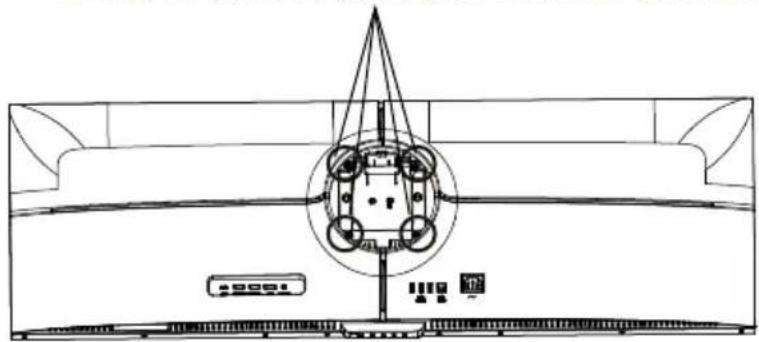 LC-Power M44DFHD120 - Montage mural - 2