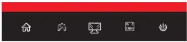LC-Power M44DFHD120 - RGB-Bereiche und GamePlus-Wechsel - 1