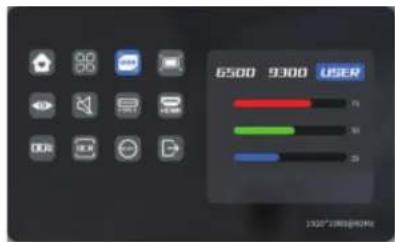 LC-Power M16FHD60P - Temperatura de color - 1