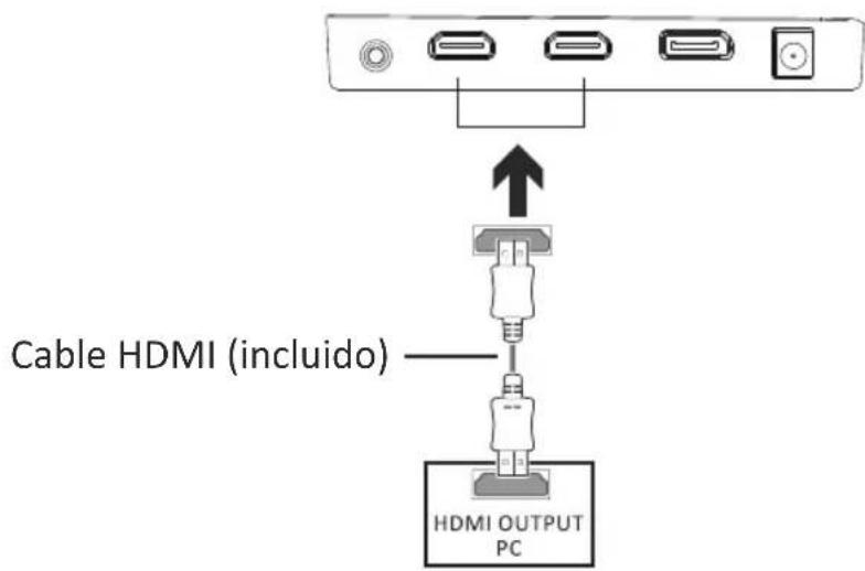 LC-Power M24FHD165C - Conectividad HDMI - 1