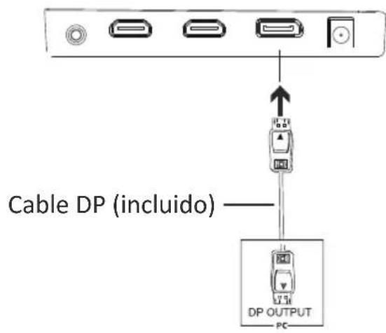 LC-Power M24FHD165C - Conectividad DP - 1