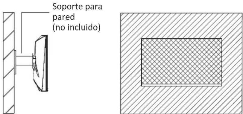 LC-Power M24FHD165C - Instalación el soporte para pared - 3