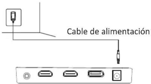 LC-Power M24FHD165C - Conectar el cable de alimentación - 1