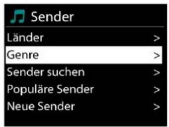 Sender Länder > Genre > Sender suchen > Populäre Sender > Neue Sender >