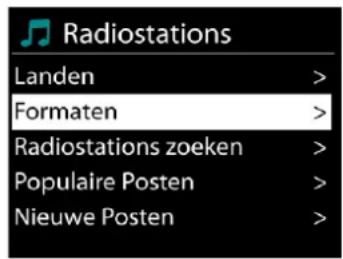 Radiostations Landen > Formaten > Radiostations zoeken > Populaire Posten > Nieuwe Posten >