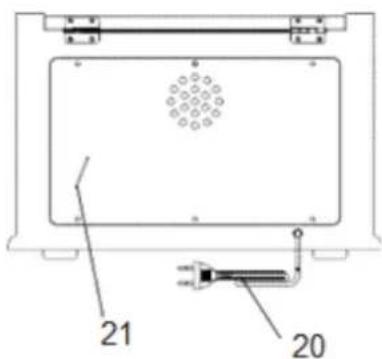 Soundmaster NR976 - PAINEL TRASEIRO - 3