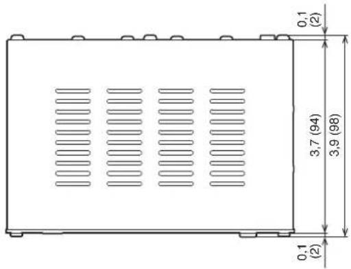 DENON AVS3 - ■ Dimensions (Unité : po (mm)) - 1