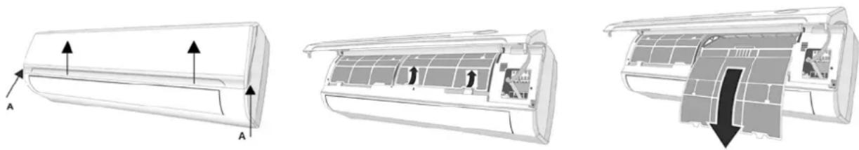 QLIMA S3925 - Cleaning the front panel - 1