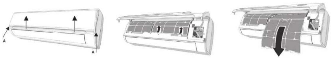 QLIMA TS832 - Limpieza del panel frontal - 1