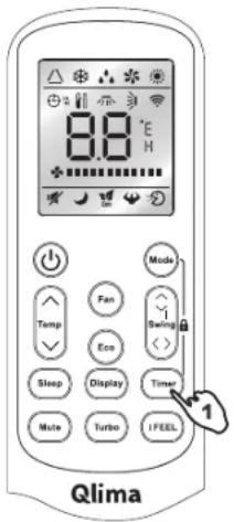 QLIMA TS832 - DEFINIR O TEMPORIZADOR - 1
