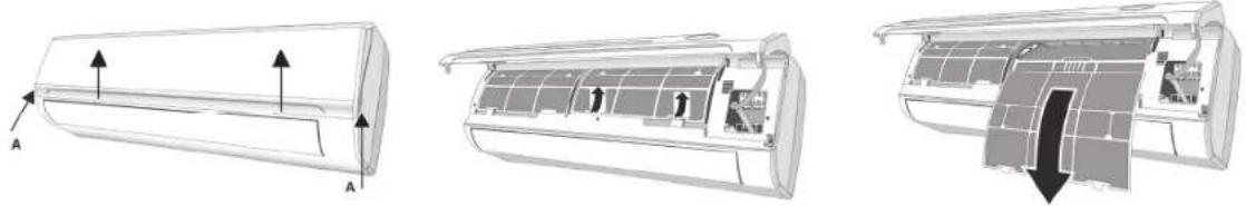 QLIMA TS832 - Cleaning the front panel - 1