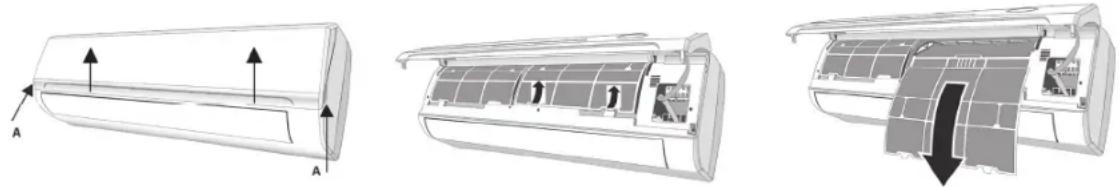 QLIMA TS825 - Limpeza do painel frontal - 1