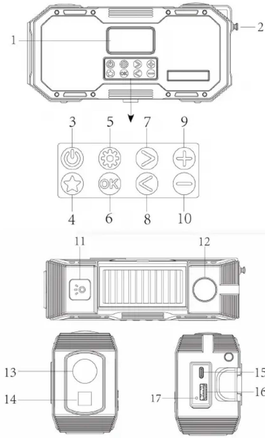 ALBRECHT DR 112 - Tasten und Funktionen - 1