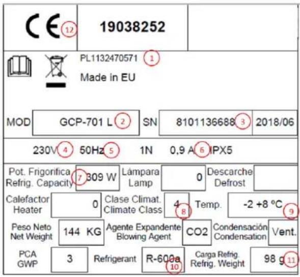 Scancool GCR1803X - PRODUKTDETALJER - 1