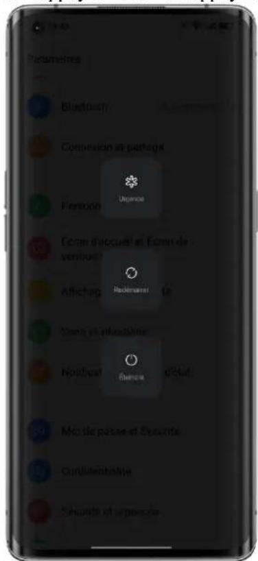 OPPO Reno 8 Lite 5G - Redémarrer votre téléphone - 1